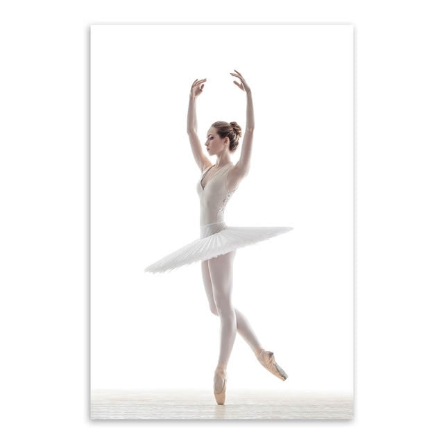 Ballet Dancer Wall Picture Canvas | Painting | 60x80cm No Frame / Dancer 7 | The Brand Decò