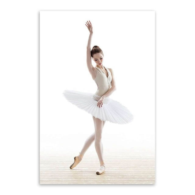 Ballet Dancer Wall Picture Canvas | Painting | 60x80cm No Frame / Dancer 8 | The Brand Decò