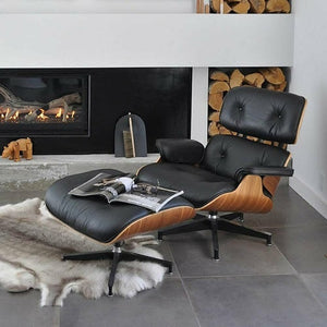 Luxury Eames Lounge Chair and Ottoman Triple-A Replica | Chairs | Black Palisander | The Brand Decò