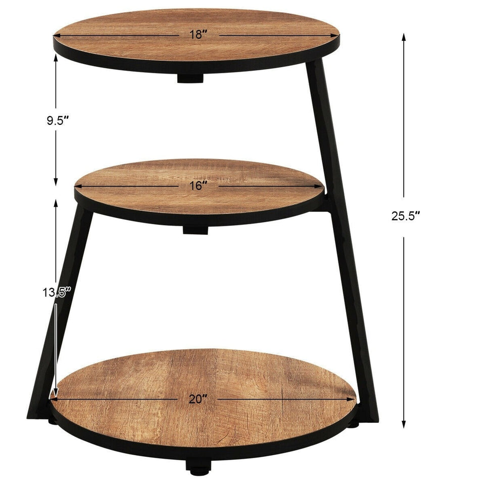 Nordic Round 3-Tier Coffee Table | Coffee table | | The Brand Decò