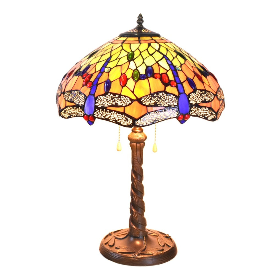 Handmade Tiffany Floor Lamp | Table Light complex antique | Table Light | | The Brand Decò