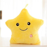 Luminous Pillow Vivid Star | Pillows | Yellow / 40x35cm / United States | The Brand Decò