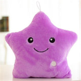 Luminous Pillow Vivid Star | Pillows | Purple / 40x35cm / United States | The Brand Decò