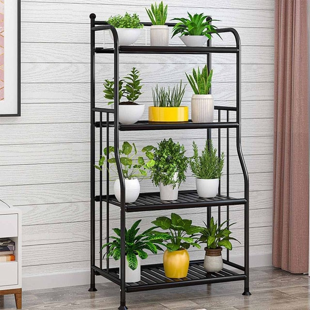 4 Tiers Iron Rack for Bathroom or Kitchen | Deco | Black / United States | The Brand Decò