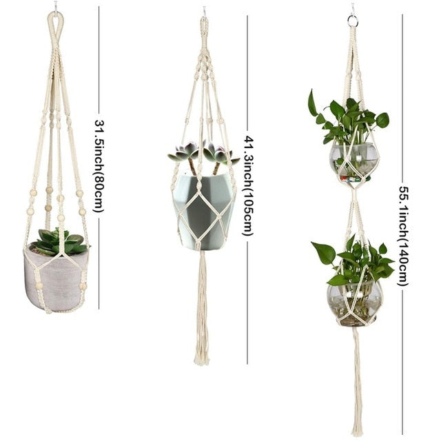 Pack x 3 Hanging plants | Flower Pot | Default Title | The Brand Decò
