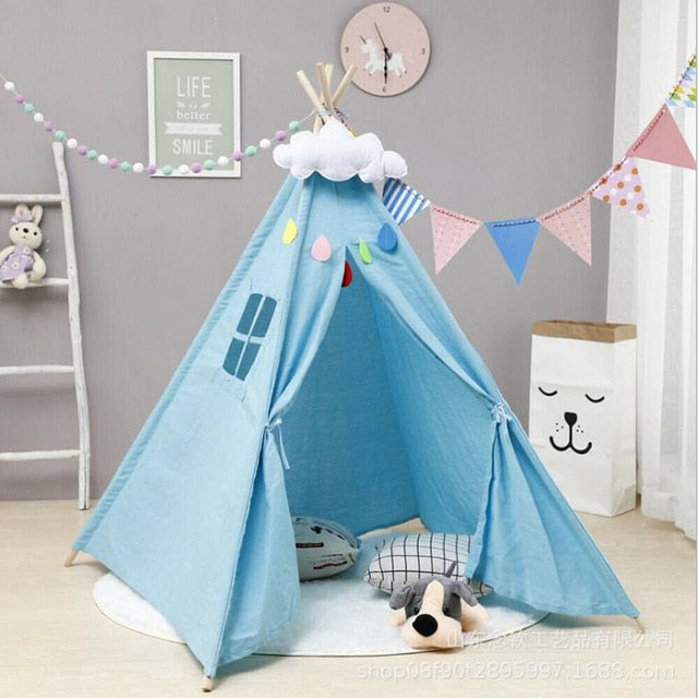 Turtleplay Teepee children's Tent | Indoor Kid’s Play Teepee | The Brand Decò