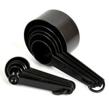 Black Nylon Measuring Cup & Spoon Set, 10 Pieces | Utensils | | The Brand Decò