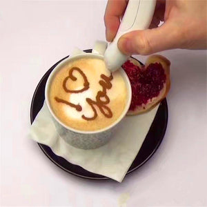 Electrical Latte Art Pen for Coffee | Coffee Art | | The Brand Decò