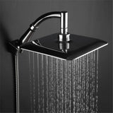 Modena: Square Thin Rotatable Top Rain Shower Head Wall Mounted Extension | Shower | | The Brand Decò