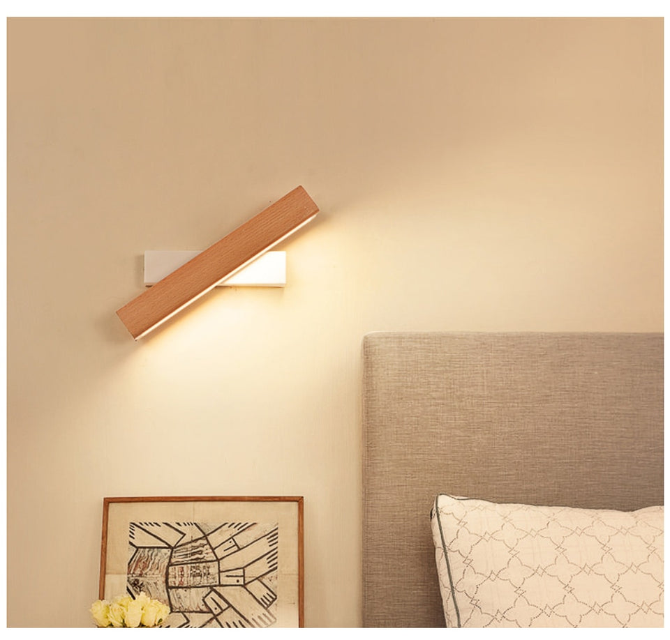 Nordic Wooden LED Wall Lamp | Wall Lighting | | The Brand Decò