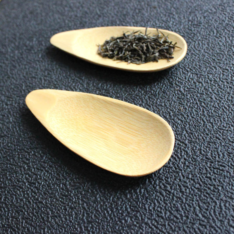Cute Melon seed shape Drop-shaped Handmade Mini Bamboo Tea Scoops | Deco | | The Brand Decò