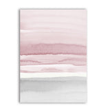 Abstract Art Canvas "Blush Pink and Grey Abstract" | Painting | 13x18 cm No Frame / White | The Brand Decò