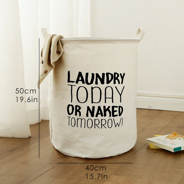 Tyvek laundry basket canvas Toy Storage Box Splice flexible | laundry basket | Laundry today-Large | The Brand Decò