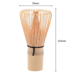 Bamboo Matcha Whisk Japanese Brush Professional | Matcha Whisk | 65 Edges | The Brand Decò