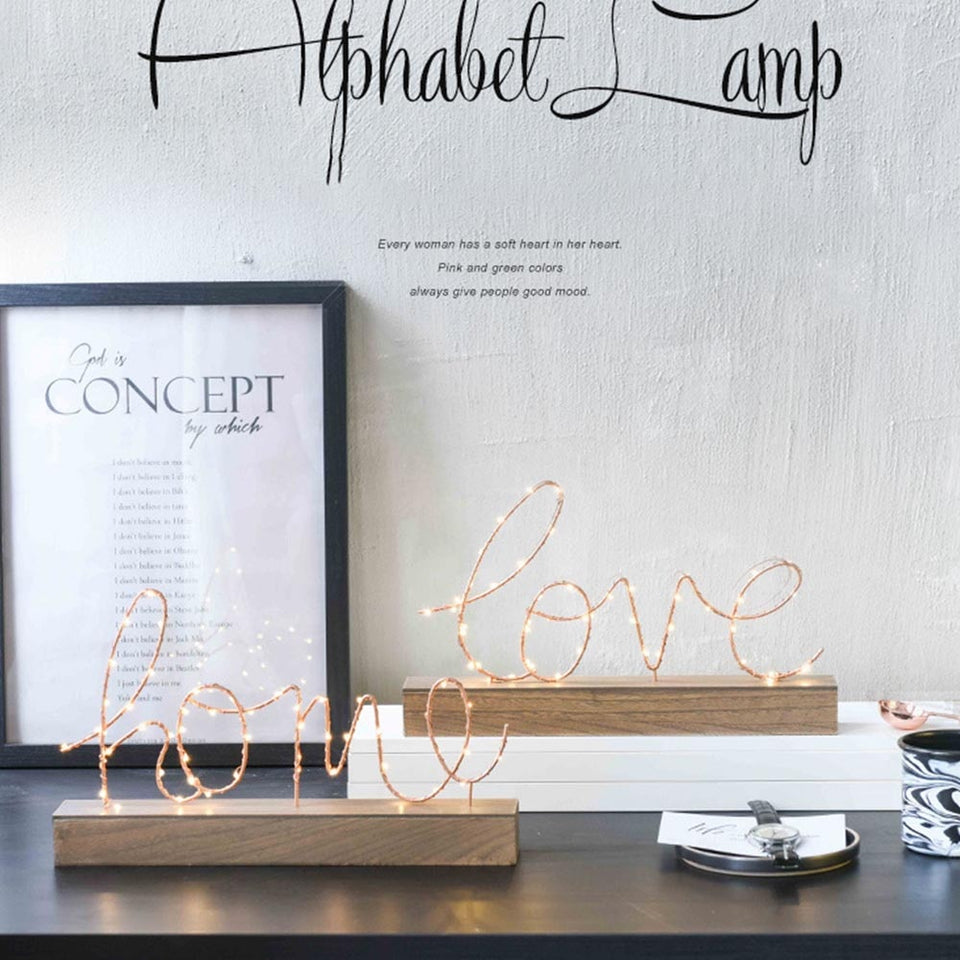 Home & Love Decorative Led Lamp | Led Lamp | | The Brand Decò