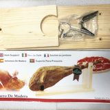 Spanish Ham Rack Wood Ham Holder Turkish BBQ Holder Italian Ham Stand Kitchen | The Brand Decò