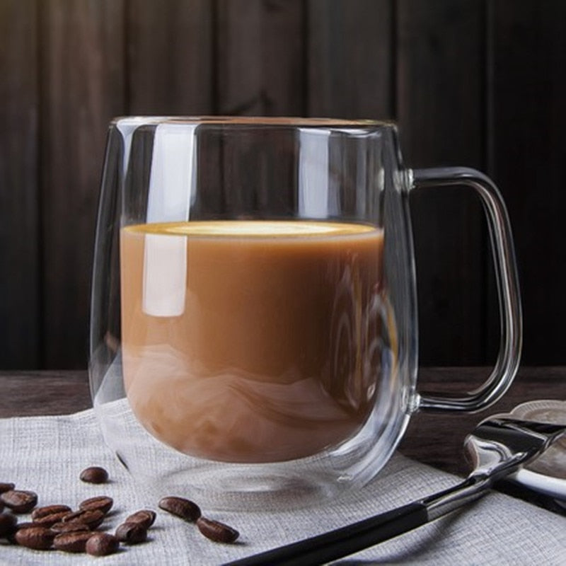 Double Coffee Mugs | Glass | | The Brand Decò