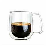 Double Coffee Mugs | Glass | C 300ml | The Brand Decò