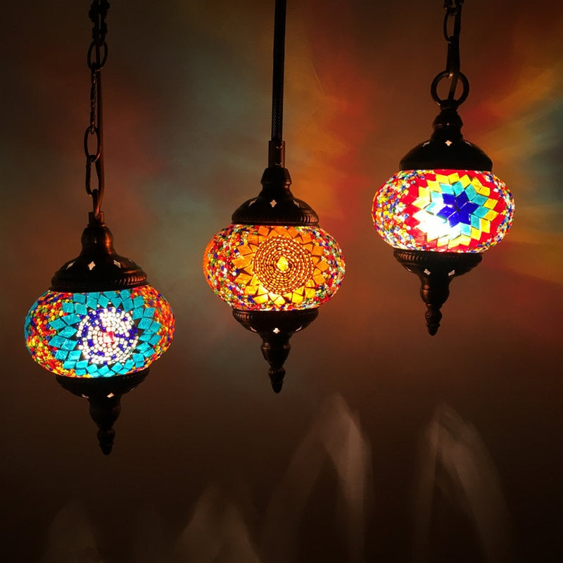 Turkish Mosaic Pendant Lamps Handmade | The Brand Decò