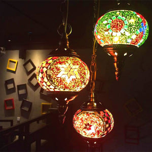 Turkish Mosaic Pendant Lamps Handmade | The Brand Decò