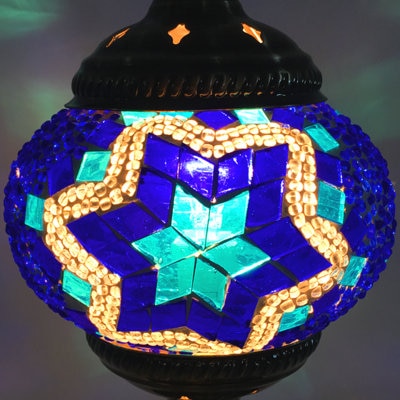 Turkish Mosaic Pendant Lamps Handmade | The Brand Decò