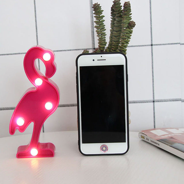Cartoon Table Night Light LED Lamp | Deco | Flamingo | The Brand Decò