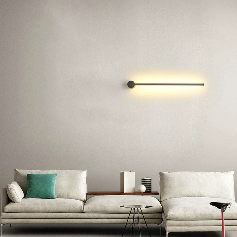 Modern Minimalist LED Floor Lamp Nordic | Floor Lamp | Wall lamp 9w / Warm Lights | The Brand Decò