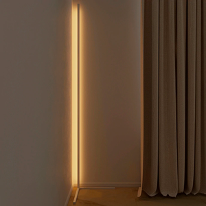 The Brand Decò Colorful Led Lamp | Minimalist LED Corner Floor Lamp | White Body | Dreamcolor Light | The Brand Decò